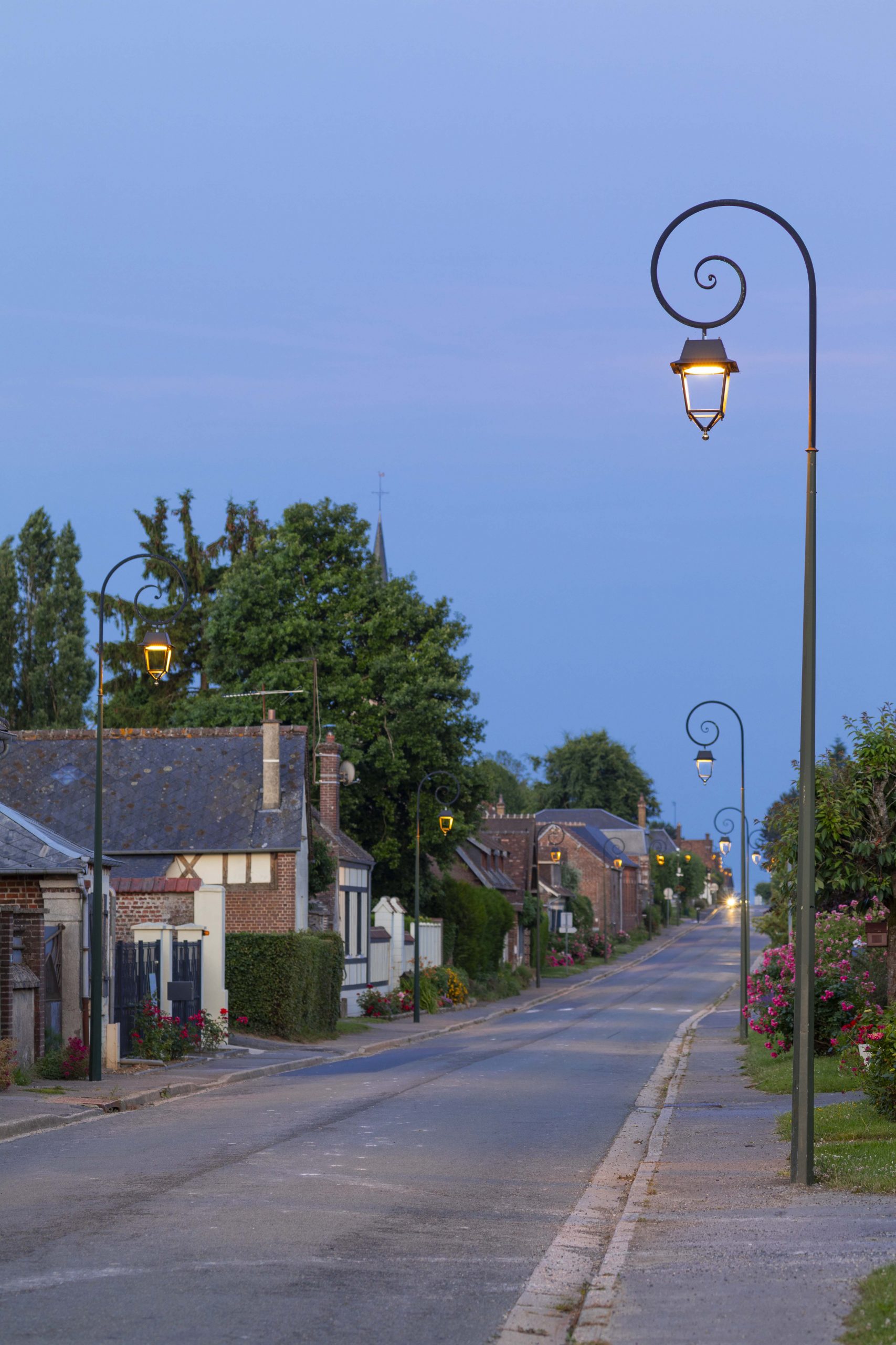 Éclairage public à Le Coudray Saint-Germer