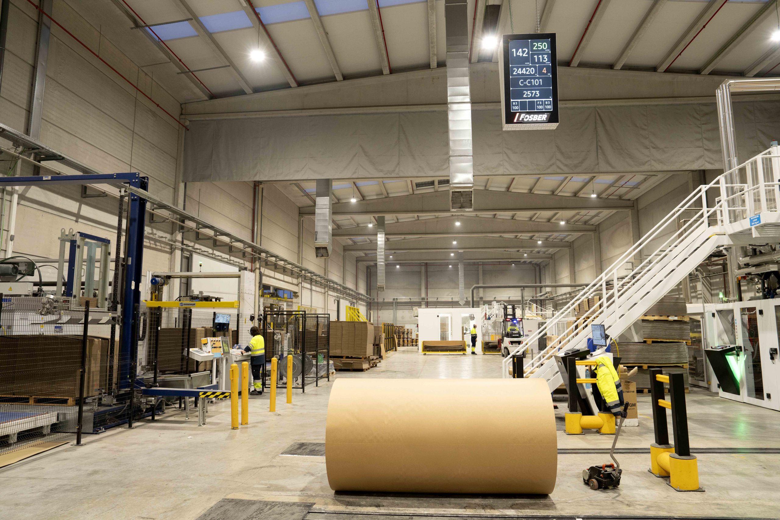 Proyecto alumbrado industrial industria papelera Carandini