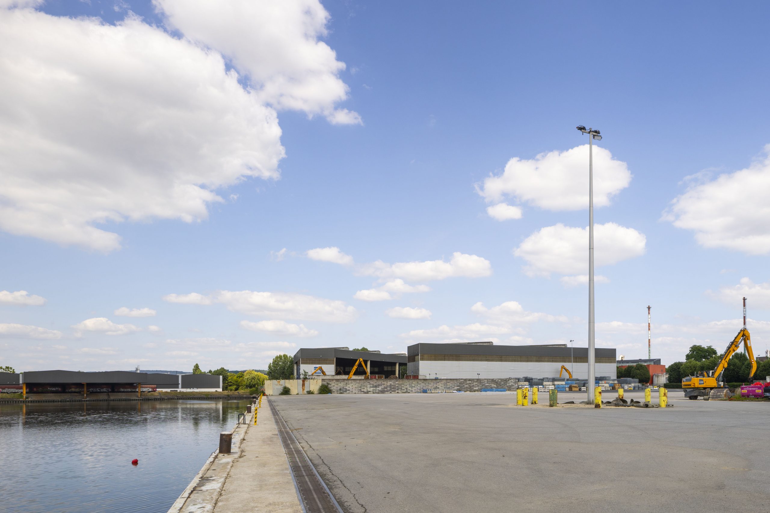 Éclairage du port autonome de Limay